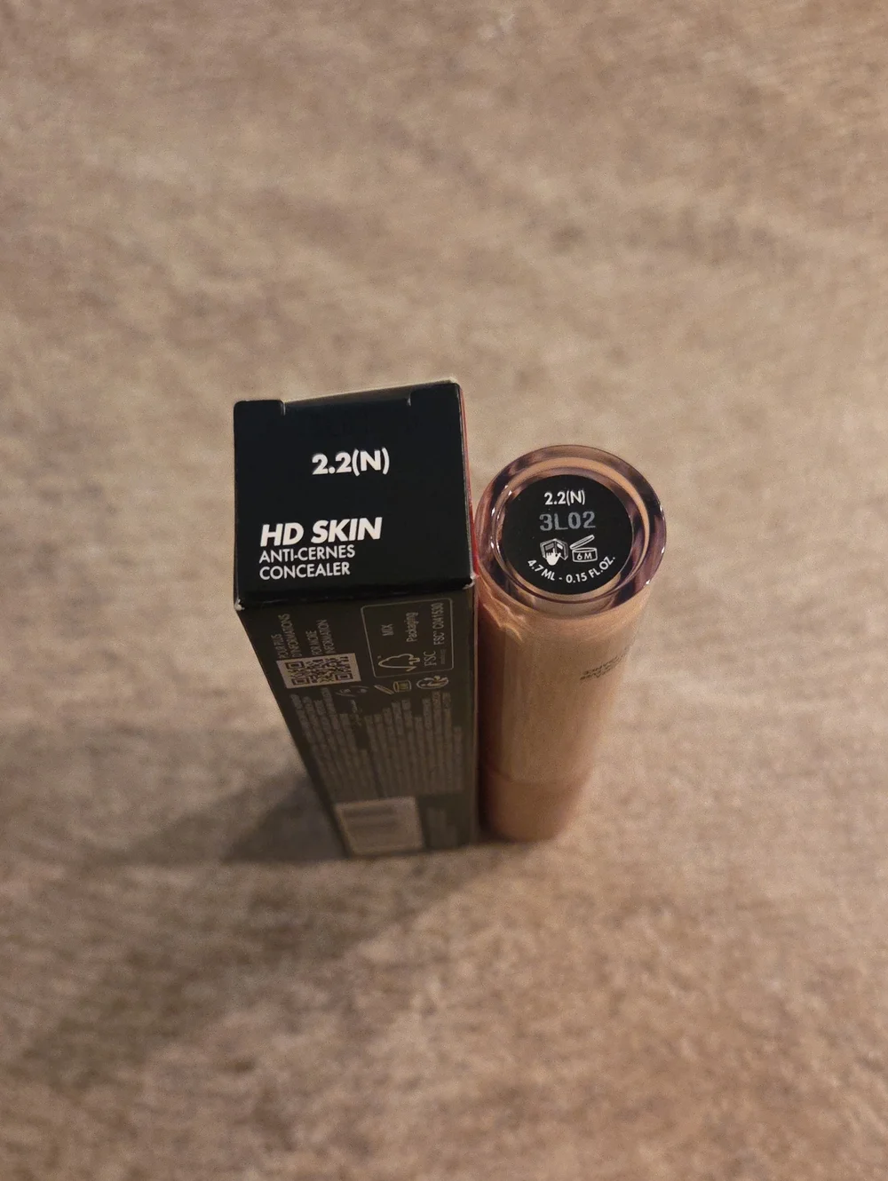 Makeup For Ever HD Skin Smooth&Blur Undetectable Under Eye Concealer in: 2.2 (N)